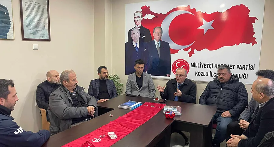 Murat Kotra Kozlu’da ülküdaşlarını yalnız bırakmadı...