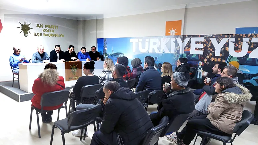 AK Partili Ali Duyar sandık görevlilerini topladı...