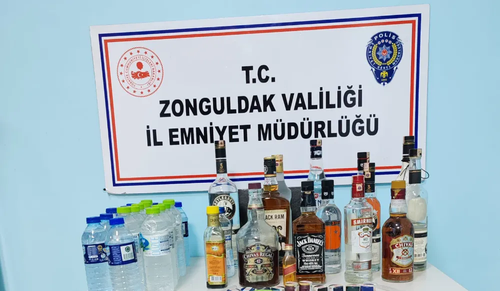 Yılbaşı öncesi kaçak içki operasyonu