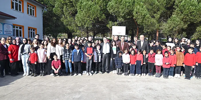 BEUN Rektörü Özölçer, minik öğrencilerle buluştu
