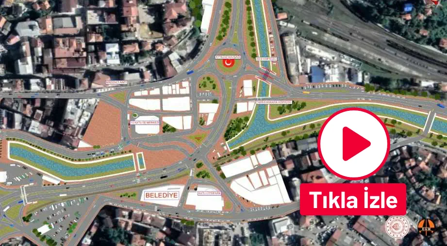 YENİ ZONGULDAK ÇEVRE YOLU SİMÜLASYONU...