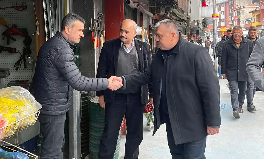 MHP’liler Kozlu’yu karış karış geziyor...