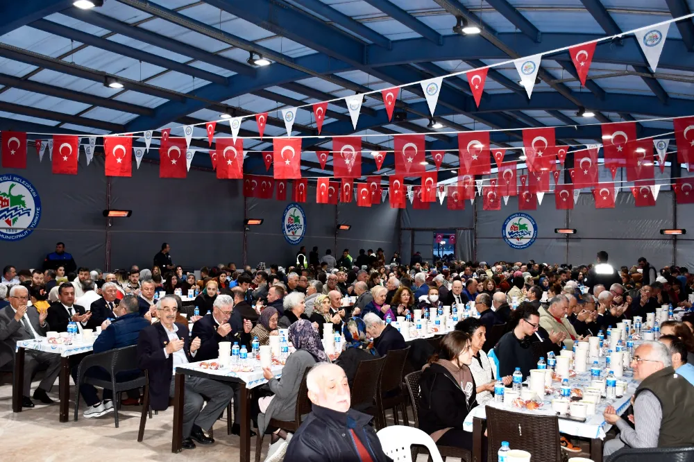 KDZ. EREĞLİ HALKI, GAZİLER VE ŞEHİT AİLELERİYLE İFTAR YAPTI...