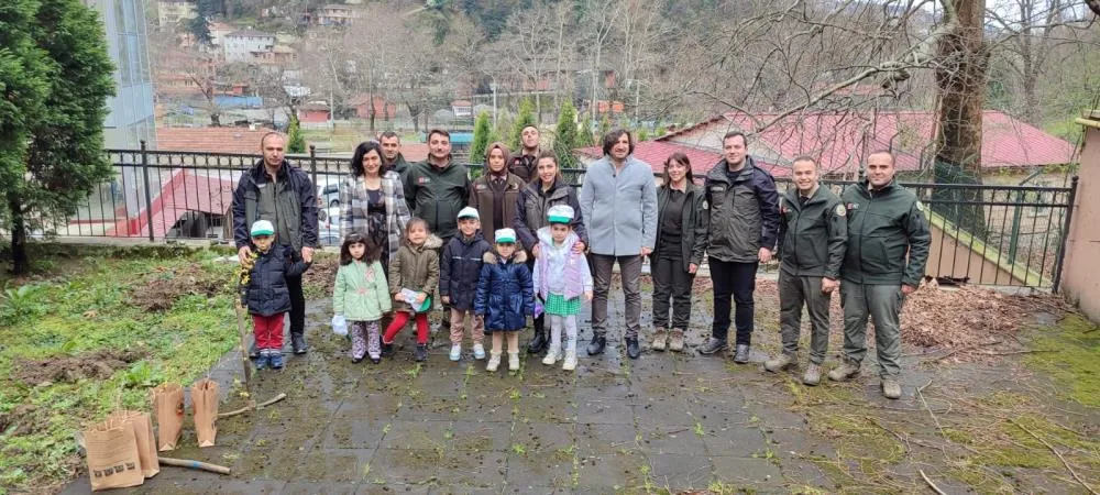Anaokulu öğrencileri Orman Haftası coşkusu yaşadı...