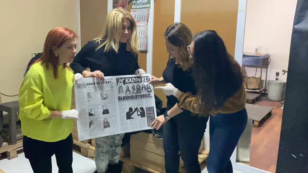Kadın gazeteciler ‘Kadın Eli’yle farkındalık yarattı...