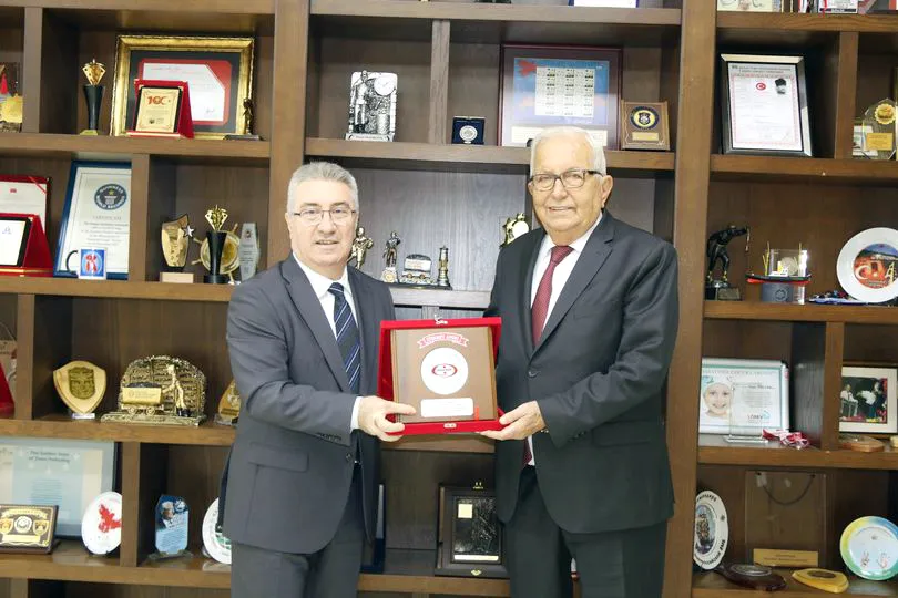 ERDEMİR Genel Müdürü Peker, Başkan Posbıyık’ı ziyaret etti...