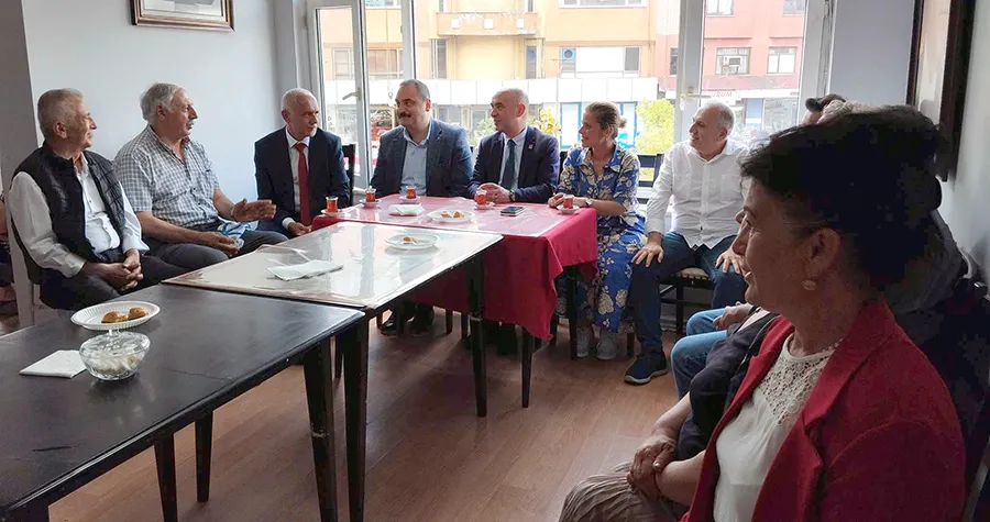 CHP’liler Kozlu’da bayramlaştı
