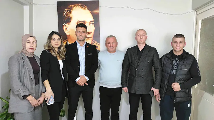 Kozlulu ülkücülerden Çınar’a kutlama ziyareti