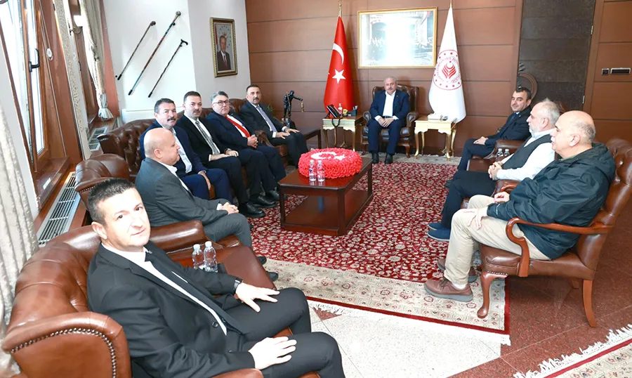 TBMM eski Başkanı Şentop, Vali Hacıbektaşoğlu’nu ziyaret etti