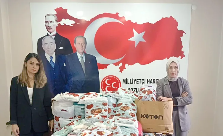 MHP’liler Kozlu’da gönüllere dokunmaya devam ediyor