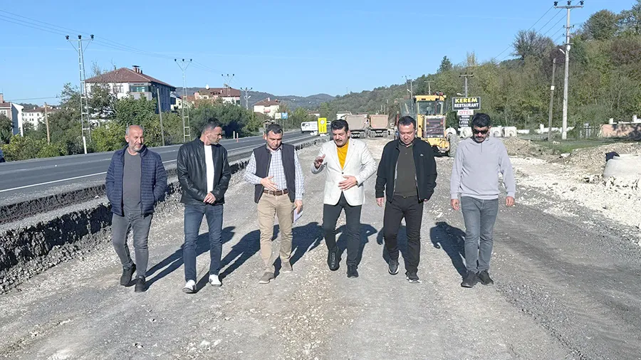 Zonguldak-Devrek yolunda çalışmalar tam gaz sürüyor