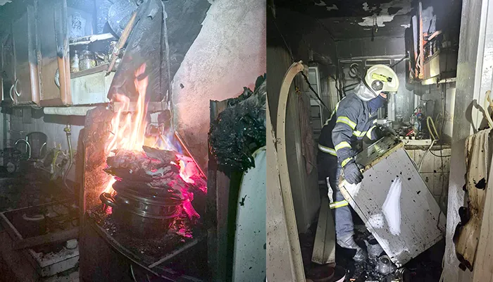 Kozlu’da boş evde yangın: Ev küle döndü...