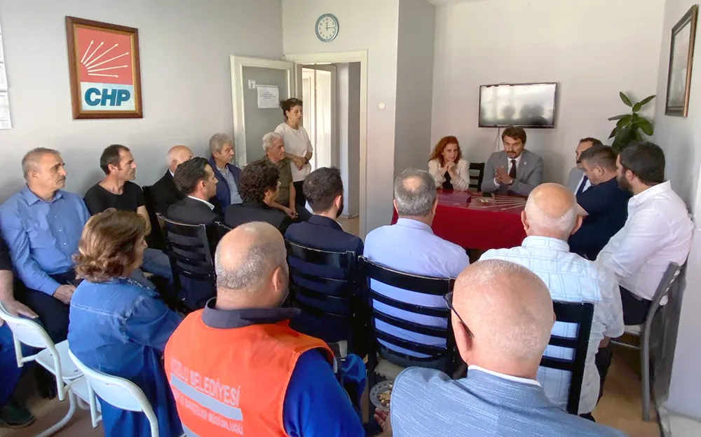 CHP’li Eylem Ertuğrul’dan Merve Arslan’a tebrik ziyareti