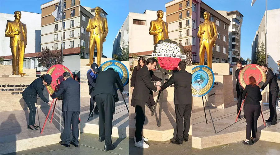 Kozlu’da 09.05’te hayat durdu… ATA’mızı andık…