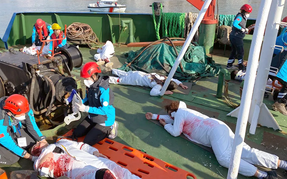 Kozlu’da nefes kesen tatbikat