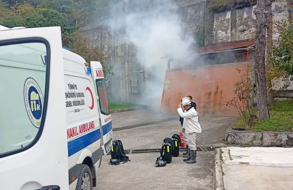 Kozlu’da sirenler çaldı, dumanlar yükseldi... İşte o anların görüntüleri...