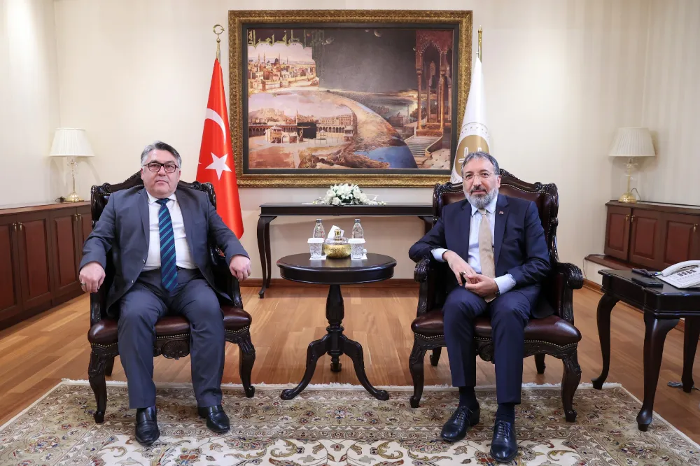 Rektör Özölçer’den Diyanet İşleri Başkanı Arpaguş’a Hayırlı Olsun Ziyareti