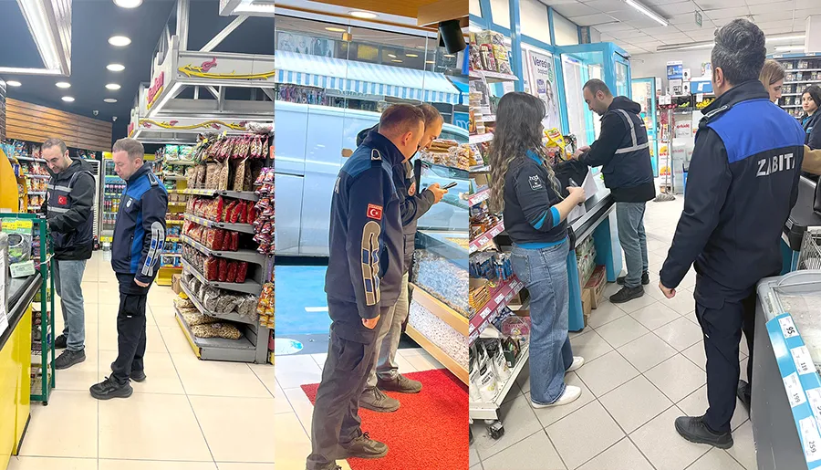 Kozlu’da market ve işletmeler denetlendi