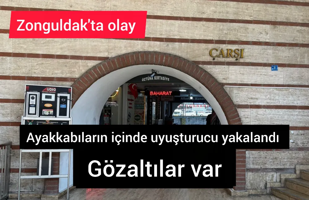 Olay... Ayakkabıların içinden uyuşturucu çıktı