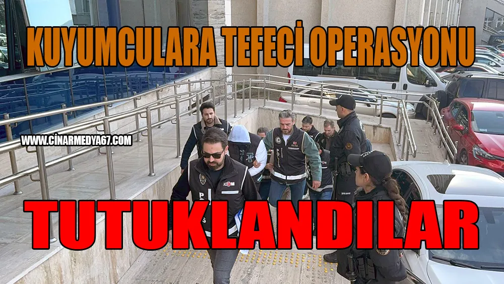 Zonguldak’ta tefeci operasyonu… Kuyumcular tutuklandı