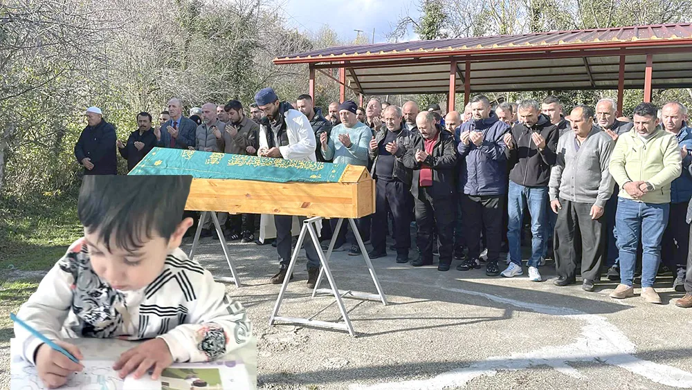 Sarp Eymen gözyaşlarıyla toprağa verildi