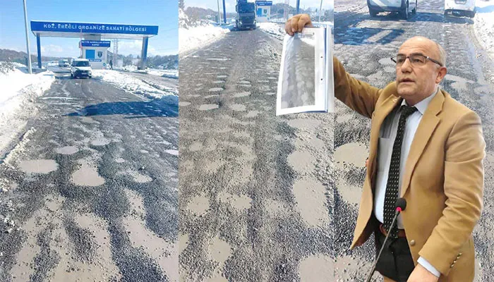 CHP’li Gündoğdu: OSB yolu patates tarlasına döndü...