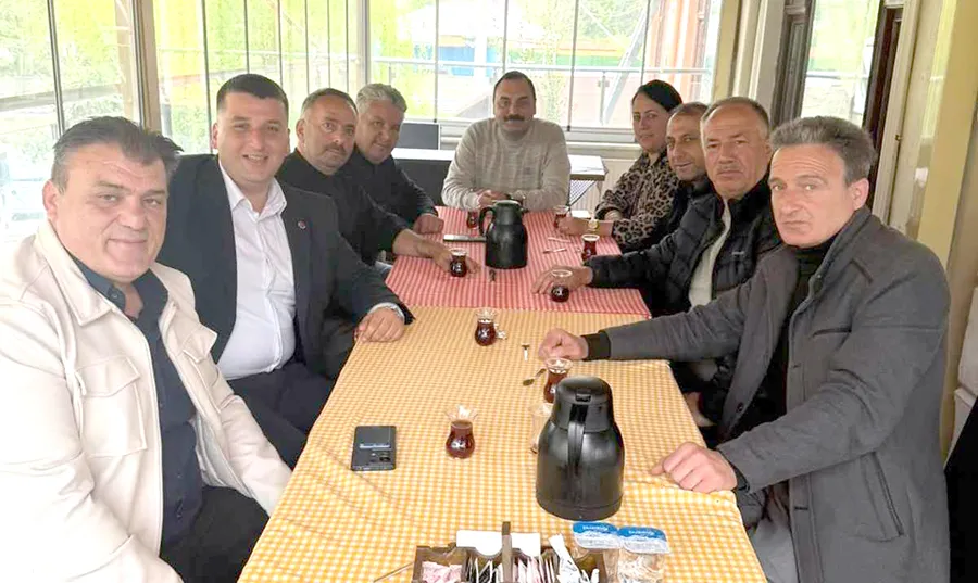 Kozlulu muhtarlar, Dökmeci’yle buluştu