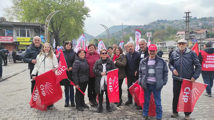 CHP Kozlu İlçe Teşkilatı alana giriş yaptı…