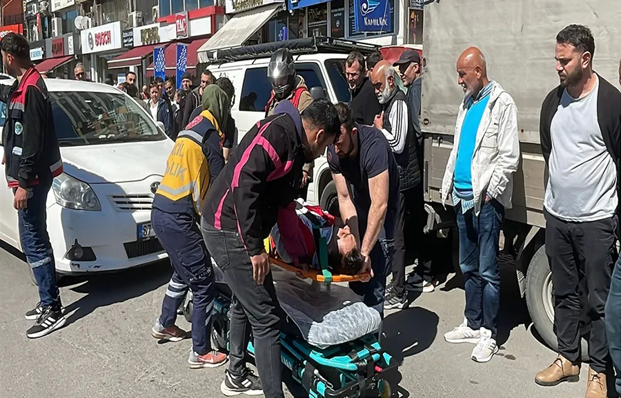 Zonguldak’ta feci kaza… Motokurye ölümden döndü…