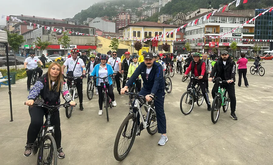 Kozlu’da pedallar bağımsızlık için döndü