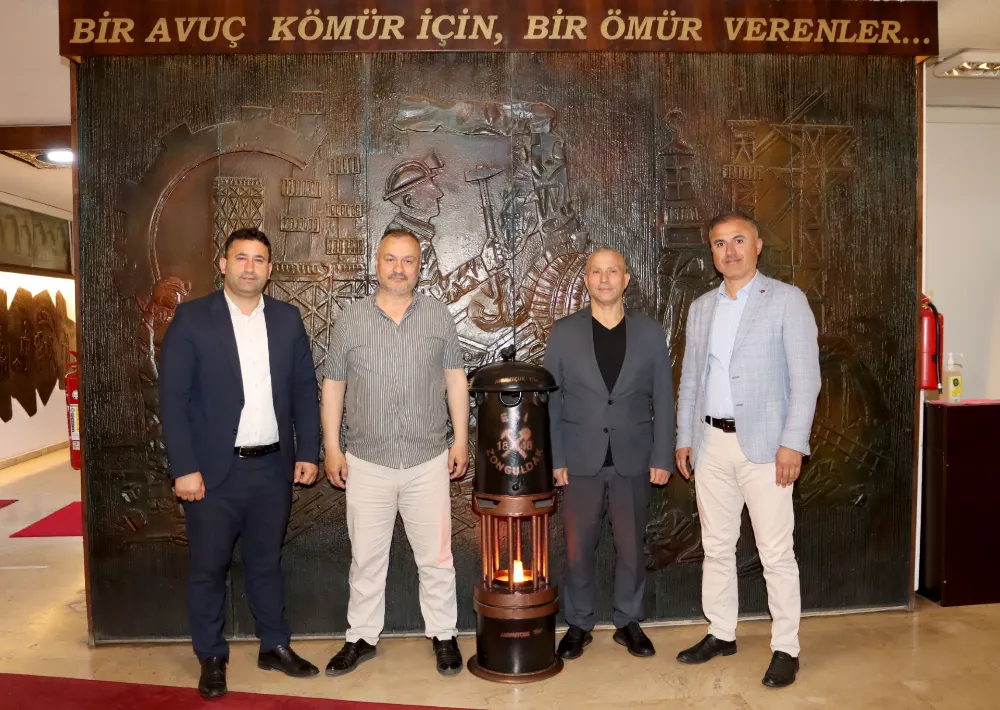 Emekli madenciden GMİS’e ziyaret