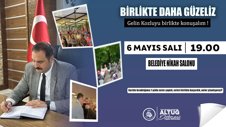 Başkan Dökmeci, Kozlululara yapılanları ve yapacaklarını anlatacak