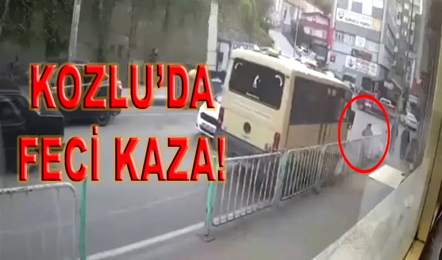 Dolmuş yayanın üzerinden geçti...