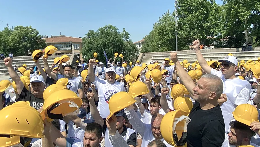 Madenciler Ankara’ya çıkarma yaptı