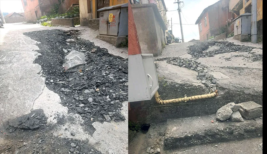 Mahalle yolu aylardır onarılmıyor: Vatandaşlar CİMER’e şikayet etti