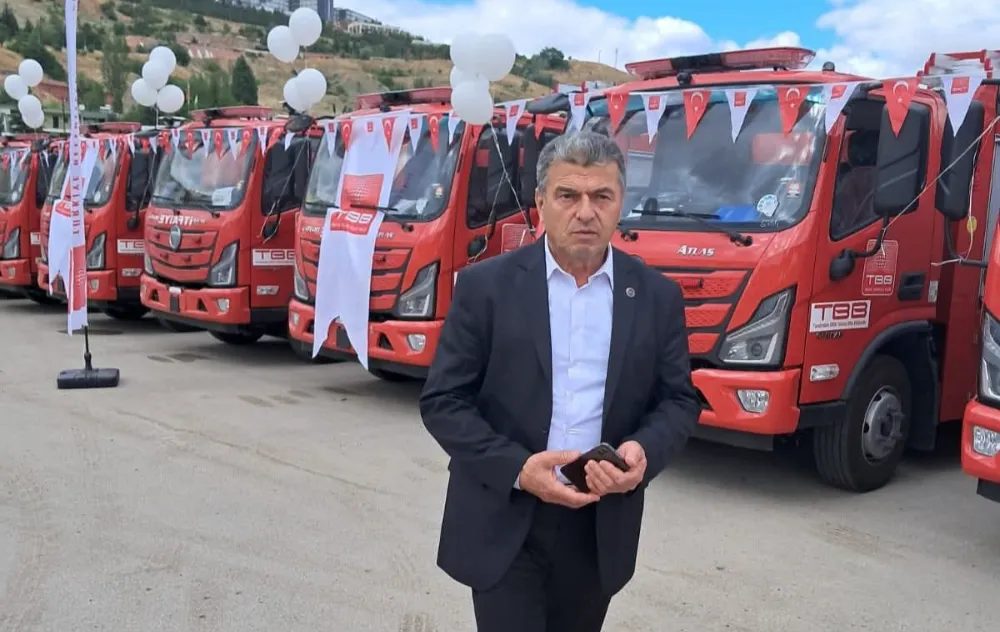 Karaman Belediyesi’ne TBB’den Hibe İtfaiye Aracı Desteği