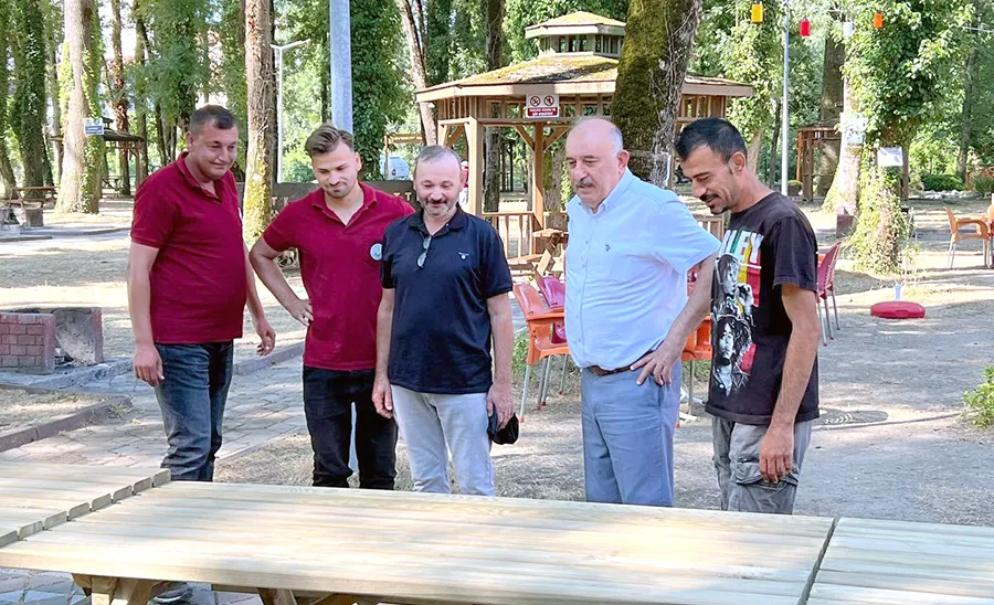 Başkan Öztürk, Atatürk Kent Ormanı’ndaki çalışmaları yerinde inceledi