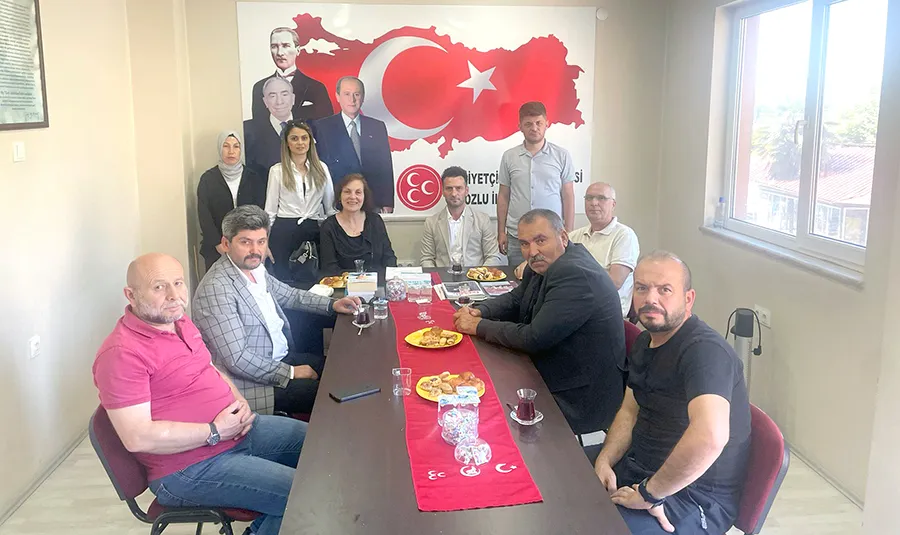 MHP İl Başkan Yardımcısı Özdemir’den Kozlu İlçe Teşkilatına ziyaret