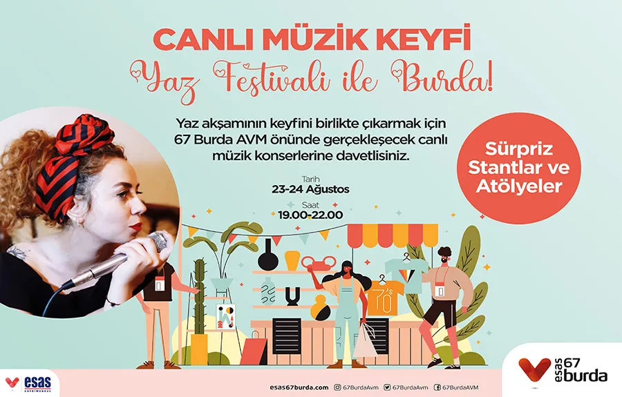 Zonguldak’ta yaz coşkusu 67 Burda AVM’de yaşanacak