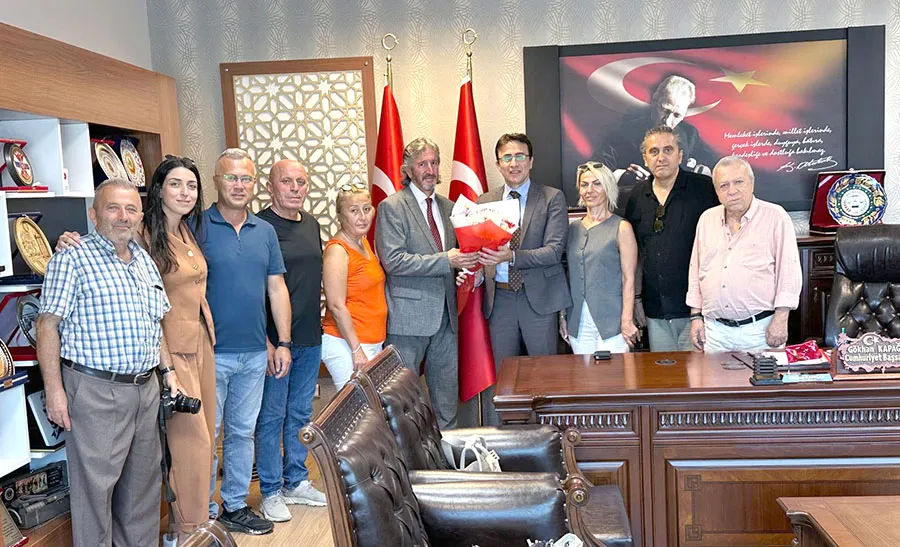 Başsavcı Kapagan gazetecileri ağırladı