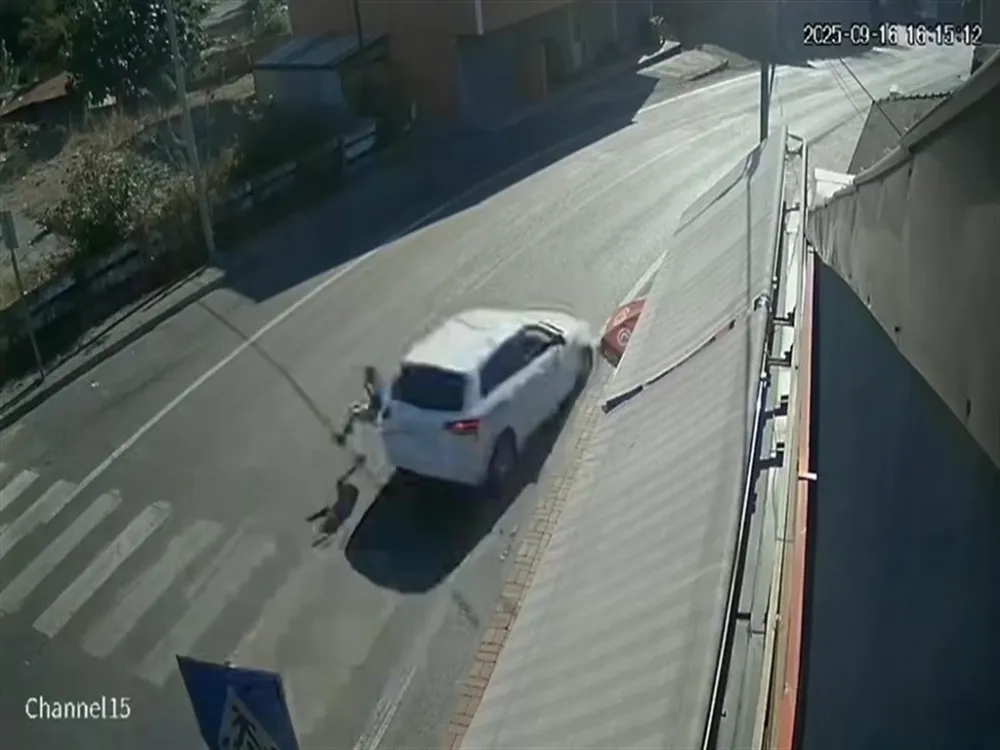 Yaya geçidinden koşan 9 yaşındaki Ahmet