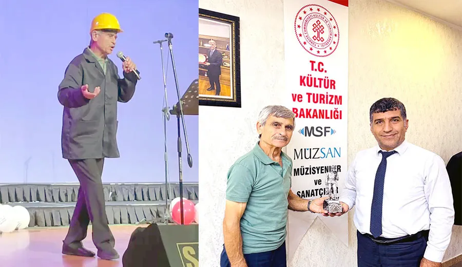 GAZİANTEP’TE MADENCİ TÜRKÜSÜ