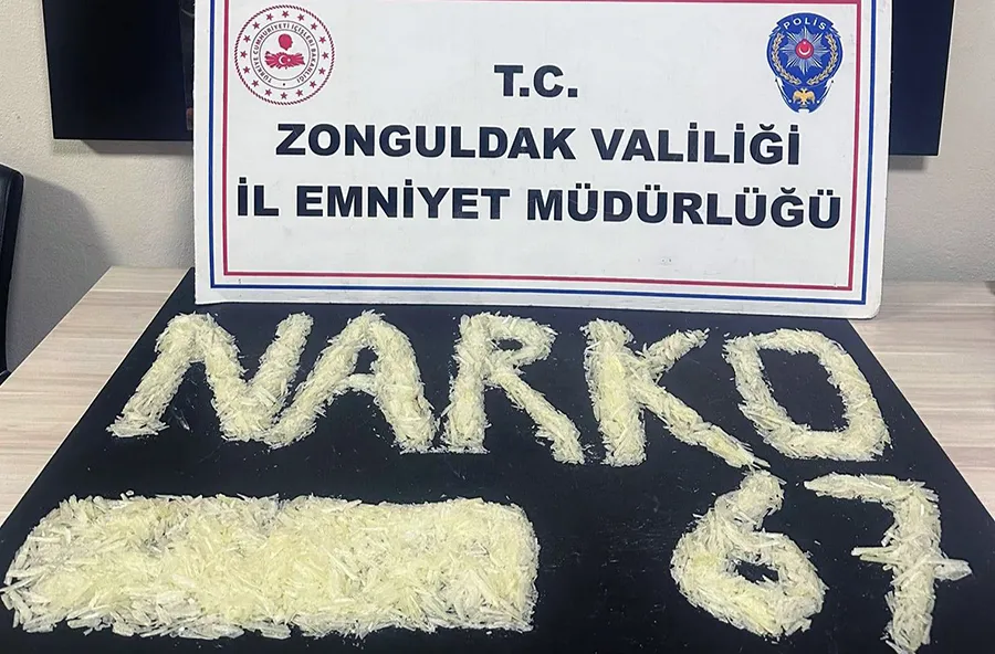 Zonguldak’ta Uyuşturucu Operasyonu: 1.5 Kilo Metamfetaminle Yakalanan Şüpheli Tutuklandı