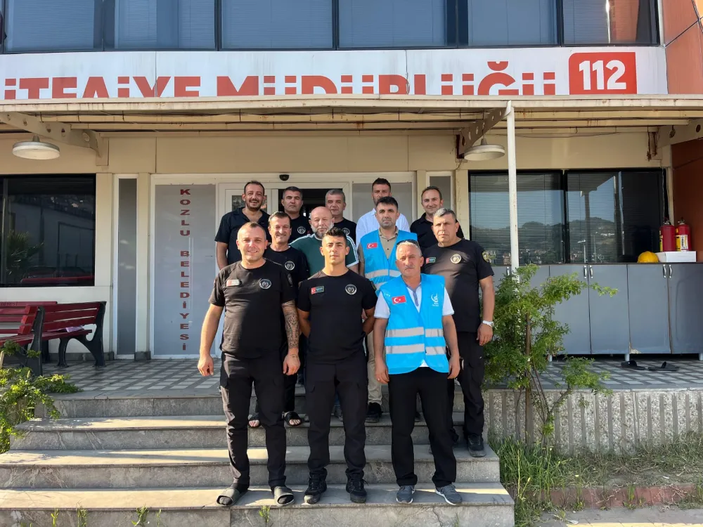 MHP Kozlu Teşkilatından itfaiye ekiplerine moral ziyareti