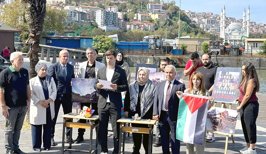 AK Partililer meydanlara indi: Gazze