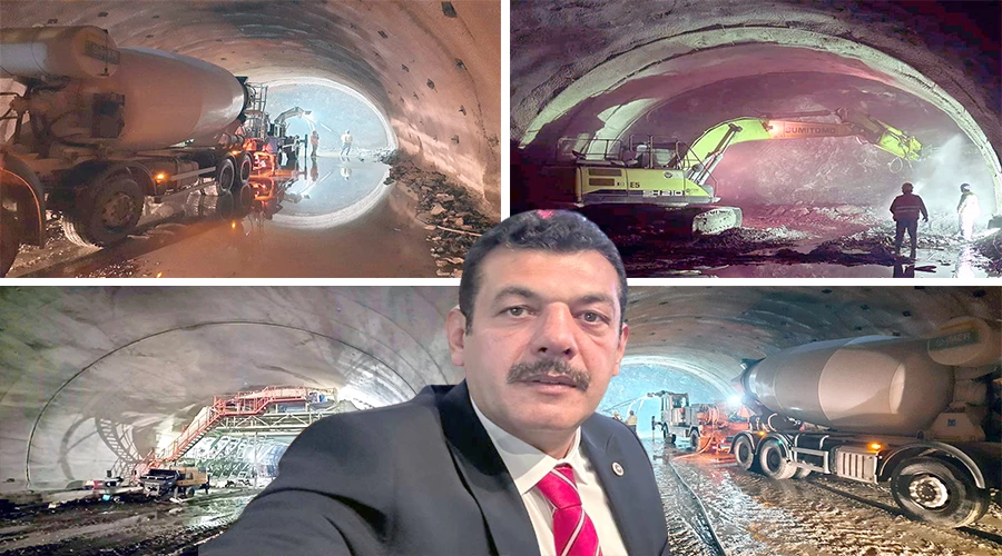 Avcı: Kilimli-Muslu, Muslu-Filyos tünelleri  tam gaz ilerliyor...